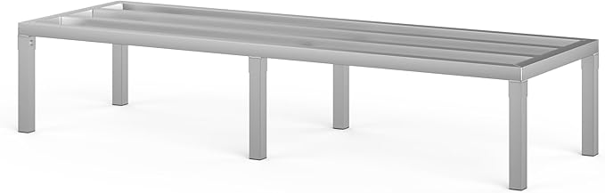 20 in X 60 in. Aquarium Stand | Industrial Style Aluminum Fish Tank Base with Open Frame Design