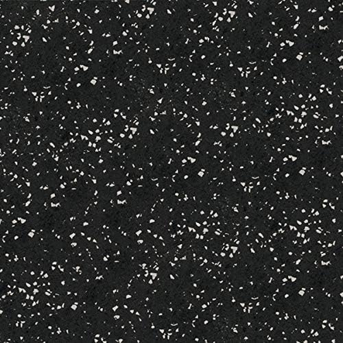 American Floor Mats 1/4in (7mm) Thick 10% Grey 4' x 12' Heavy Duty Rubber Rolls, Protective Exercise Mats, Home Gym Rubber Flooring