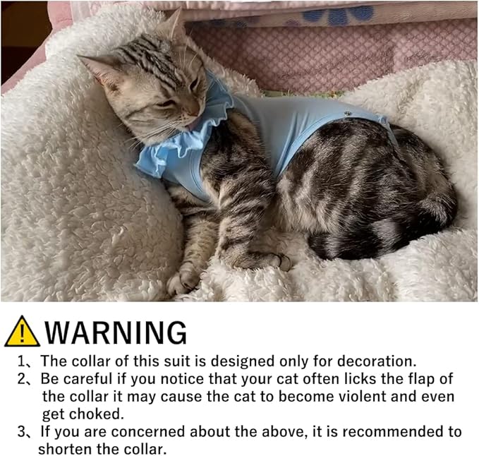 Cat Recovery Suit for Abdominal Wounds and Skin Diseases, Breathable Surgical Recovery Shirt After Surgery Wear Anti Licking Wounds,E-Collar Alternative for Cats Pet Kitten(RSC01-pink-l)