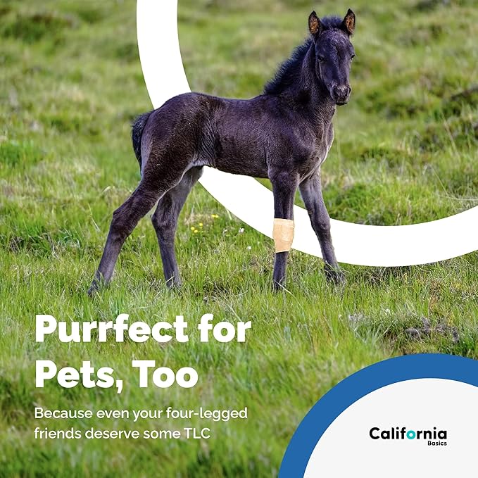 California Basics - 8 Pack - Self Adhesive Bandage Wraps - 3 Inch by 5 Yards Non Woven Self Adhesive Bandage Wrap, Brown Athletic Tape for Wrist, Hand & Ankle Wrap, Premium-Grade Medical Bandage Tape