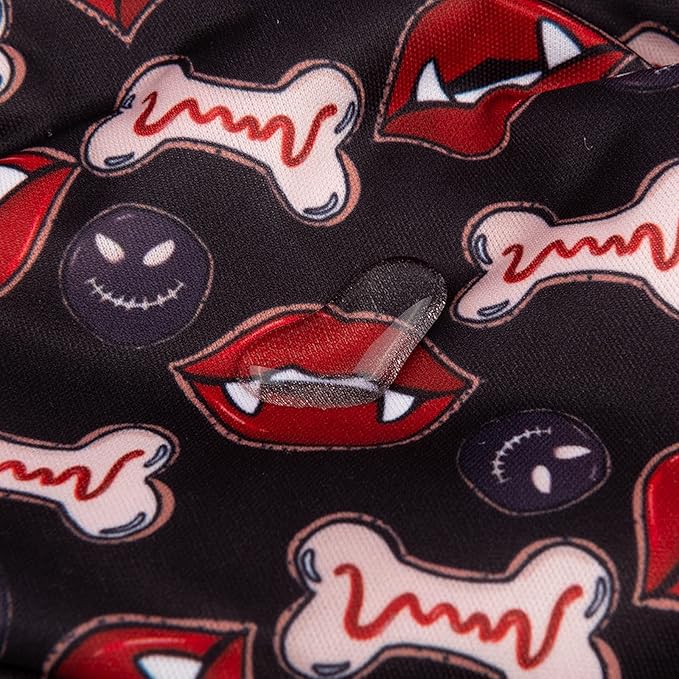 CuteBone Halloween Male Dog Diapers Belly Bands 3 Pack for Male Dogs Wraps Washable Doggie Pants DM23L