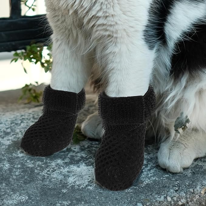 Cat Claw Covers-4pcs Cat Nail Caps Cat Nail Covers Caps Shoes Cats Socks Cat Booties to Prevent Scratching Cat Paw Protector Pet Grooming Booties for Bathing Shaving Checking