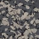 American Floor Mats - Extreme Rubber Gym Tiles - 1 Inch Thick Colorful - Superior Shock and Sound Absorbing - 95% Dark Greys - 2' x 2' Single Tile (Covers 4 Sq Ft)