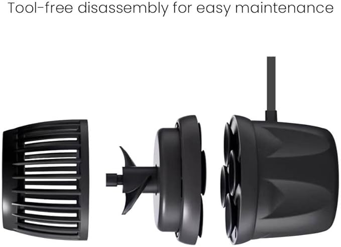 Aquarium Wave Maker Pump (DMP30) – Submersible Powerhead for Saltwater Marine Reef Tanks, Smart Controller & Bluetooth App Control
