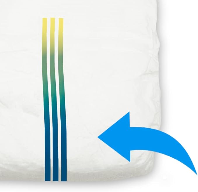 BV Dog Diapers Male Small (Waist 12-19in) Super Absorbent - 50 Count Disposable - Doggie Diapers with Wetness Indicator - Adjustable Male Dog Wraps - Ideal for Incontinence/Training