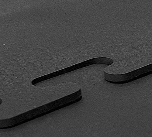 American Floor Mats - Heavy Duty Horse Stall Tiles - Thick, Durable Rubber Flooring - Solid Black - 6' x 6' Set of 9 Tiles (2' x 2' Each, 0.75" Thick)