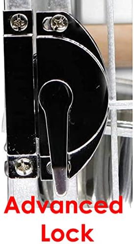 54" Large Double Birdhouse Breeder Bird Flight Cage with Center Divider Side Breeding Nest Doors Removable Rolling Stand (51" Length x 17" Depth x 54" Height, White Vein)