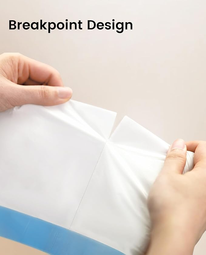 Cat Litter Box Liners-60 Count, Drawstring Cat Litter Waste Receptacles Bags for LELO ELVES LMSP-10-18" x 18"