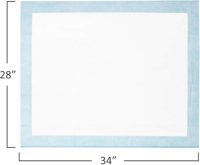 BV Puppy Pads XL 40 Count 28"x34" - Leak-Proof Pee Pads for Dogs with 6-Layer Design, Rapid Dry Sheet & Attractant - Dog Pad Extra Large with Odor Control - Perfect for Big Dogs & Indoor Use