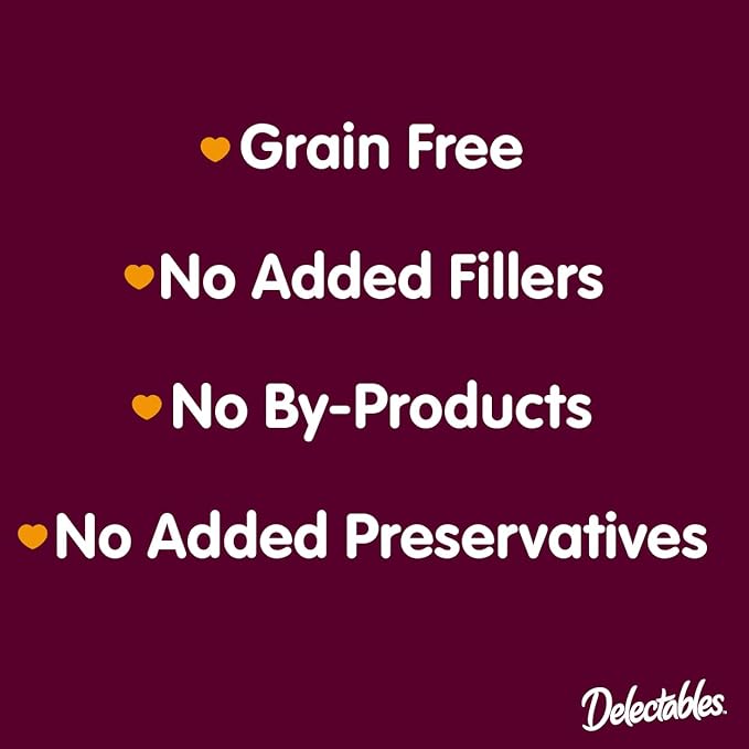 Delectables Bisque Non-Seafood Lickable Cat Treats Variety Pack, 6 Count (Pack of 6)