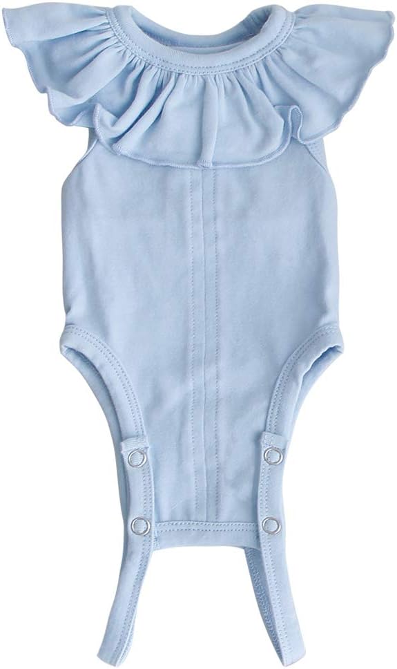 Cat Recovery Suit for Abdominal Wounds and Skin Diseases, Breathable Surgical Recovery Shirt After Surgery Wear Anti Licking Wounds,E-Collar Alternative for Cats Pet Kitten(RSC01-blue-l)