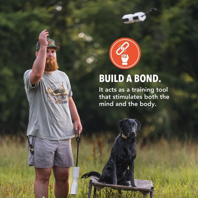 Dog Training Bumper - Retriever Training Dummy, Retrieving Dummies for Pets, Bumpers for Water Retrieving with Adjustable Rope, (Flasher)