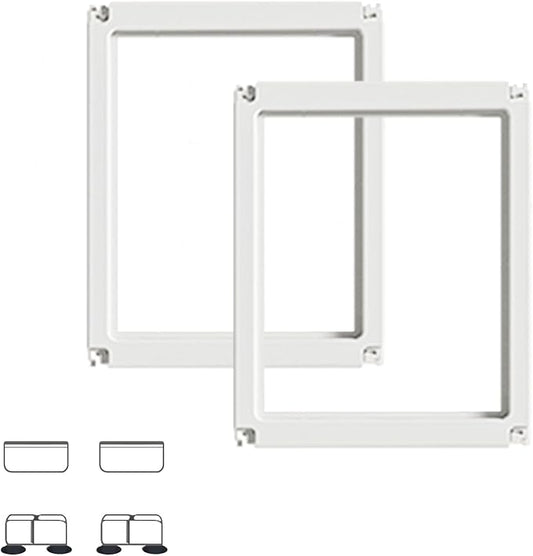 Acrylic Dog Playpen Suitable for Expanding Clear Dog Playpen Includes 2 I-Type Connectors and 2 Suction Cup Bases（23.6", 2PCS