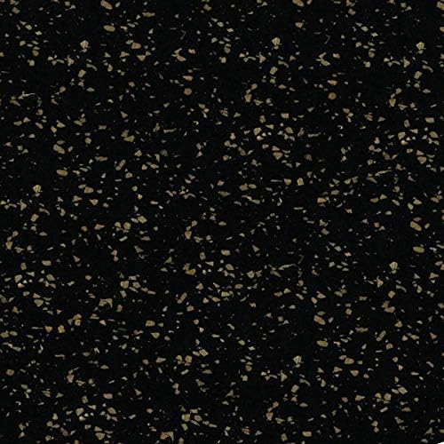 American Floor Mats 1/4in (7mm) Thick 10% Mocha 4' x 15' Heavy Duty Rubber Rolls, Protective Exercise Mats, Home Gym Rubber Flooring