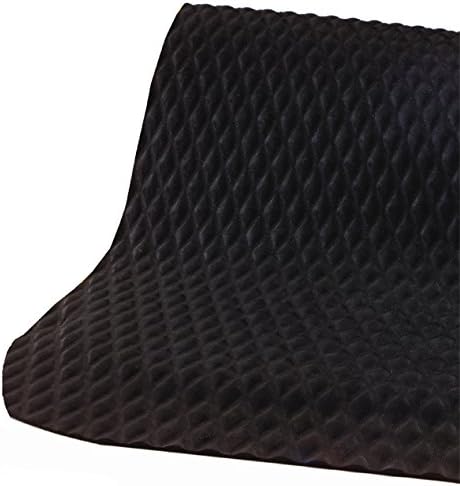 American Floor Mats Hog Heaven 5/8 inch Black & Black Border 3' x 8' Nitrile Backed Anti-Fatigue Comfort Mat