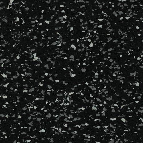 American Floor Mats - Extreme Rubber Gym Tiles - 1 Inch Thick Colorful Gym Tiles - Superior Shock & Sound Absorbing - 35% Grey/White, 100 Tile Pack (Covers 400 Sq Ft)