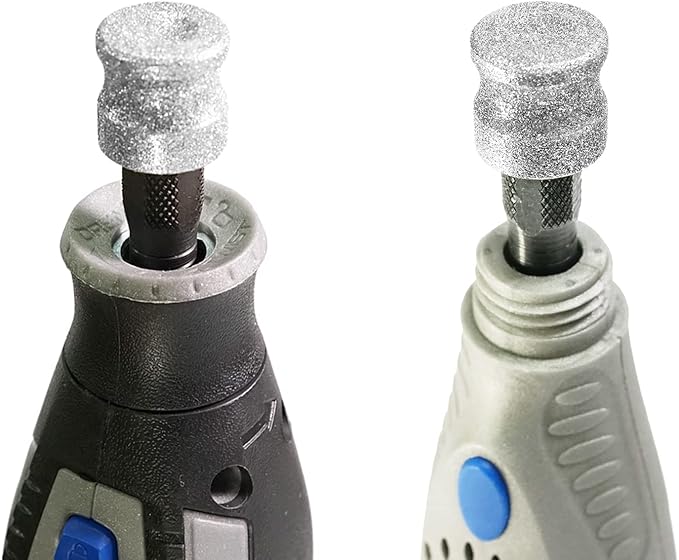 Diamond Dremel Dog Nail Grinder Bit, Dremel Nail Grinder for Pets, Faster Jumbo Dremel Diamond Bit for Dog Nails, 1/8'' Dremel Dog Nail Grinder Attachment, Dog Nail Grinder for Animals Nail Care