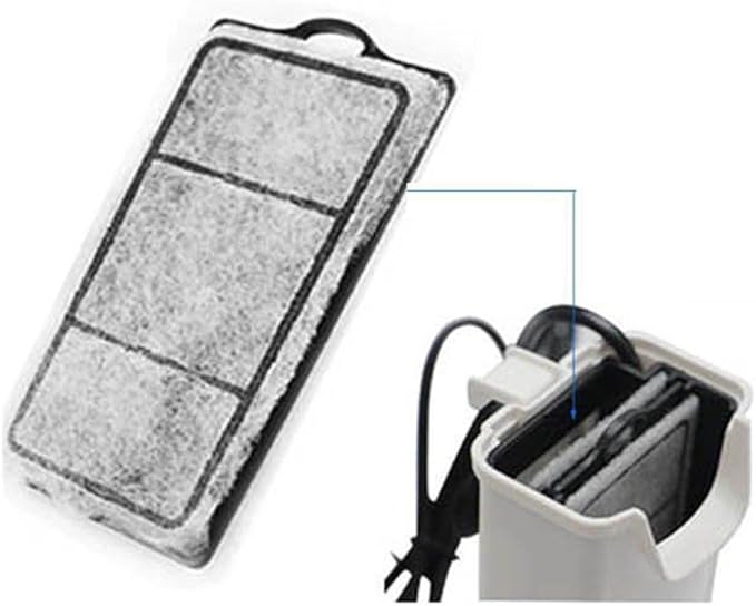 4pcs Aquarium Waterfall Reptiles Turtle Filter Cartridges Replacement Waterfall Filter only Ultra-Activated Carbon with Whisper Technology (4pcs Filter Cartridges)