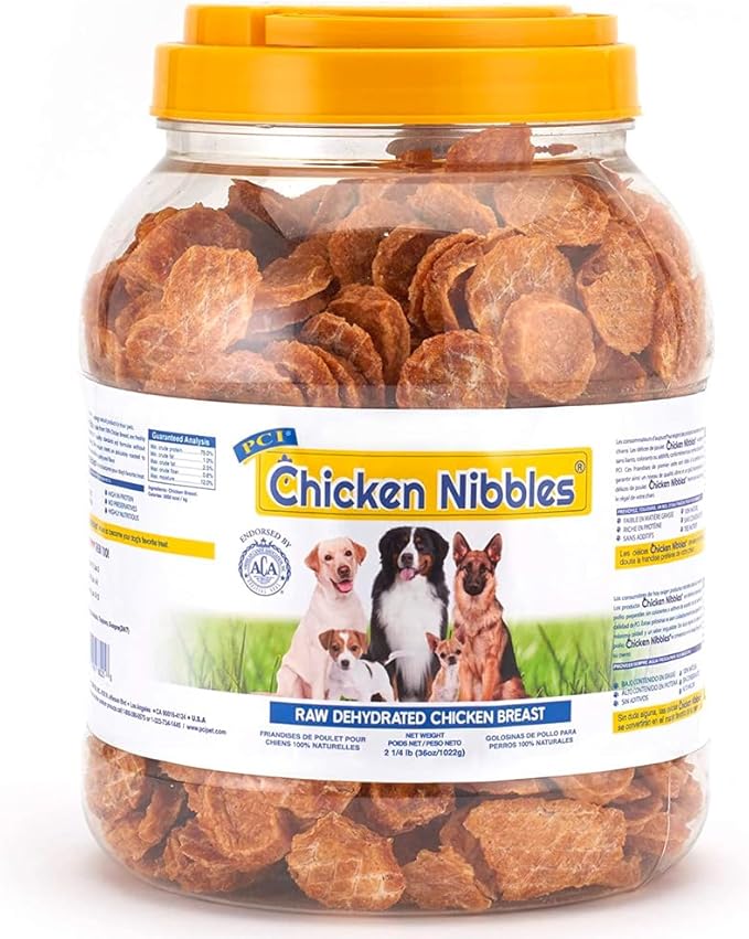 Chicken Nibbles Dog Treats,2 1/4lbs 36 oz