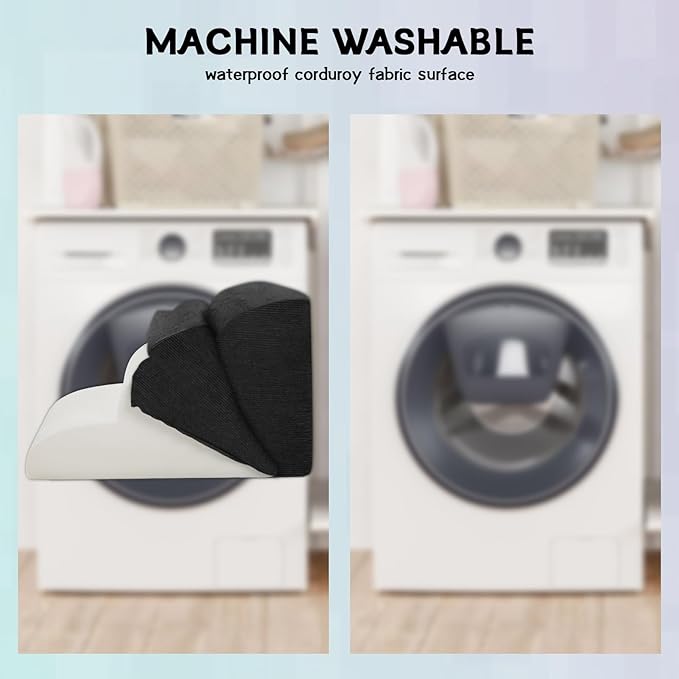 Dog Steps for Small Dogs, 4-Step Pet Ramp Stairs for High Beds and Sofa, Non-Slip Pet Stairs for Small Dogs and Cats, Removable and Easy to Clean Cover, Black