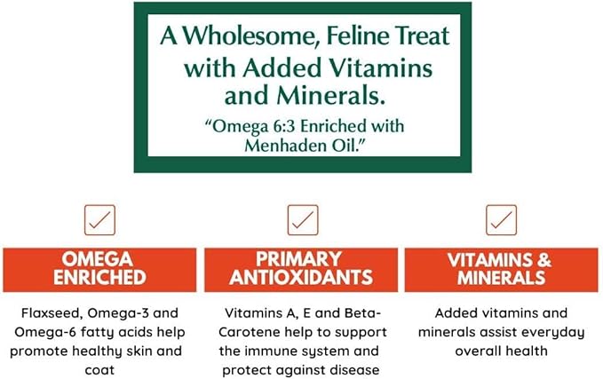 Bench & Field Holistic Natural Healthy Kitty Cat Treats | Crunchy Fish-Shaped Bites | Delicious Seafood Flavored Snack, 3-Ounce (Pack of 3 Bottles)