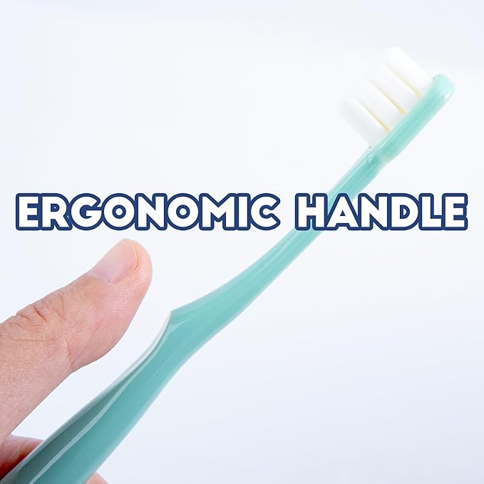 Dog Toothbrush Kit 2 Pack, Ultra Soft Pet Tooth Brush for Medium to Large Dogs & Cats, Animal Teeth Brushing Kit for Easy Dental Cleaning, 2 Pcs, Pink