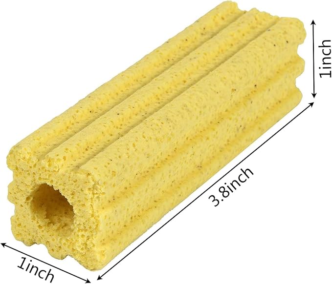 108pcs 3.8 Inch Aquarium Ceramic Bio Filter Media,Ceramic Bio Media Blocks for Fish Tank and Koi Pond (Small Block 108pcs)