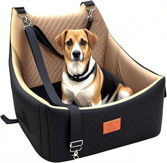 Dog Booster Car Seat for Medium and Small Sized Dogs Pet Car Bed Easy to Remove and Washable with Thickened Cushion Fits Cars Trucks and SUVs
