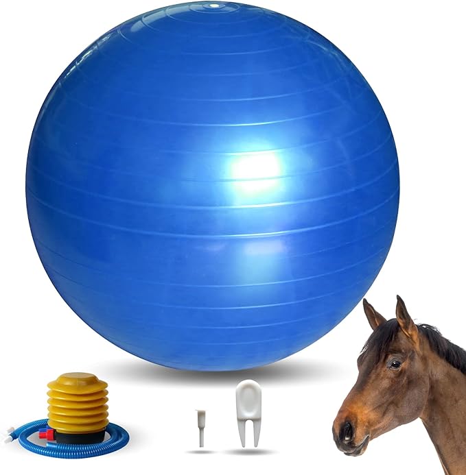 17 Inch Horse Play Ball - Anti-Burst Herding Ball for Play & Training