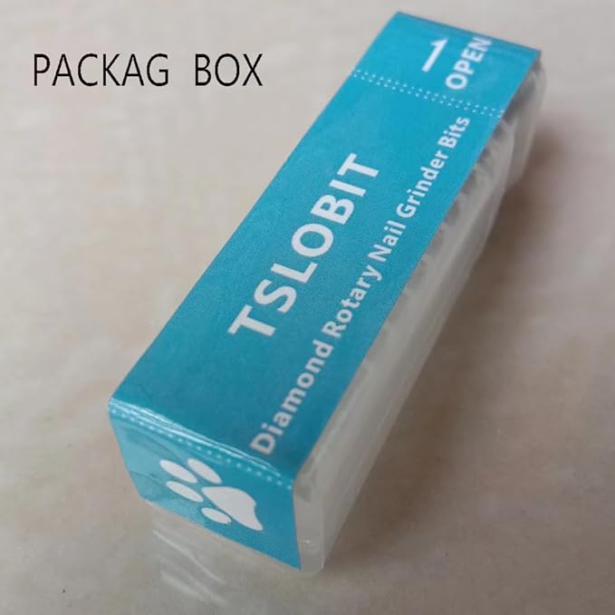 Diamond Dog Nail Grinder Bits Attachment,1/8'' Pet Nail Grinder Wheel for Dremel Dog Nail Grinder, Diamond Rotory Bit for Dogs&Pets Nail Care（Large B）