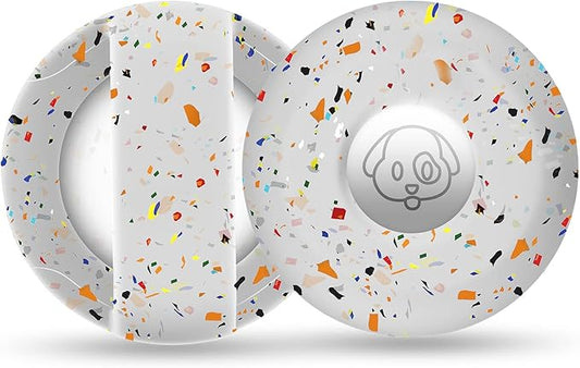 Airtag Holder for Dog Collar, Cibaabo Silicone Air Tag Case Cover Compatible with Apple Airtags for 0.8-1.2inch Cat Pet Collar Harness Loop