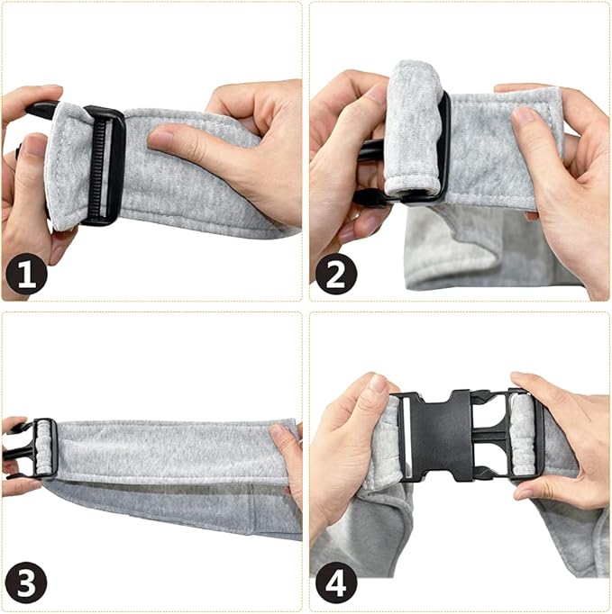 CUBY Dog and Cat Sling Carrier, Hands Free Reversible Pet Papoose Bag, Soft Pouch Adjustable, Suitable for Puppy Cats for Outdoor Travel (Pink, M-Adjustable Strap)