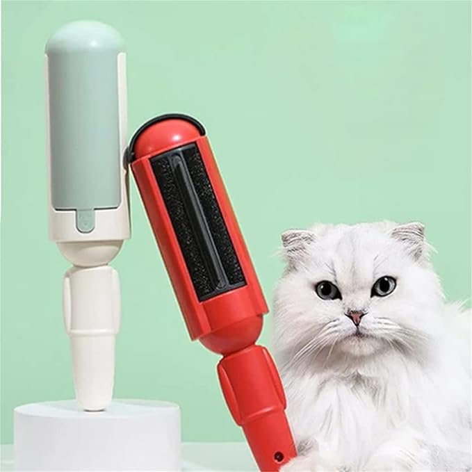 2023 New Pet Hair Remover Roller - Reusable and Washable for Dog/Cat Fur - Best for Couch and Furniture (A-White)