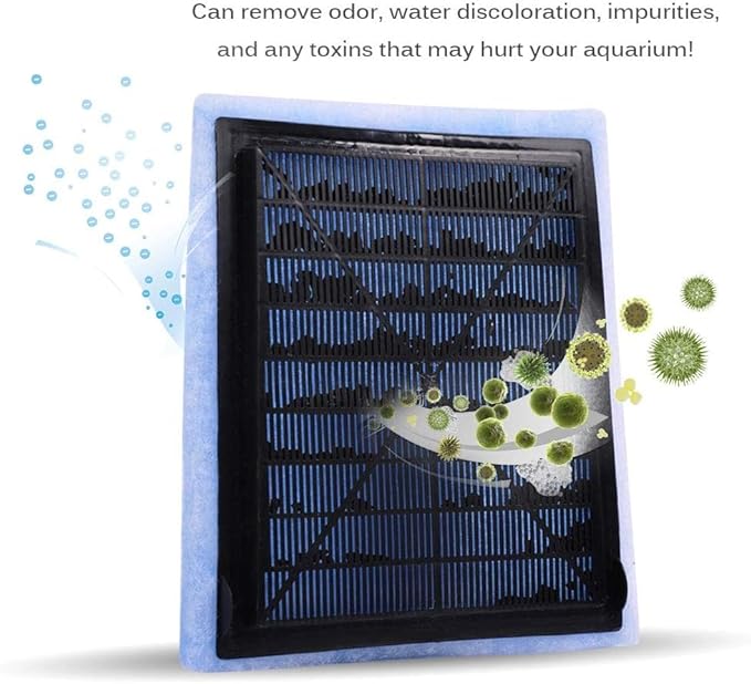 30PCS #3 Fish Tank Filters, Aquarium Filter Cartridge Compatible with Rite-Size C & Fit for EZ-Change #3 20-40/30-60 Gallon Fishtank Power Filter Replacement