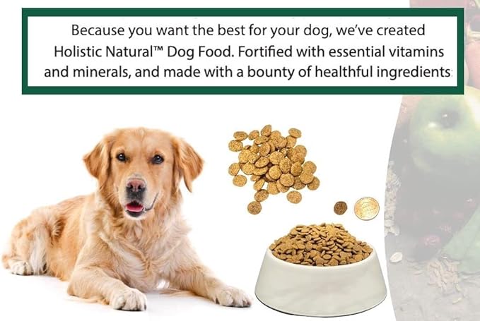 Bench & Field Holistic Natural Adult Dry Dog Food, Chicken Meal and Brown Rice Recipe 6.6 lb Bags (Pack of 2)