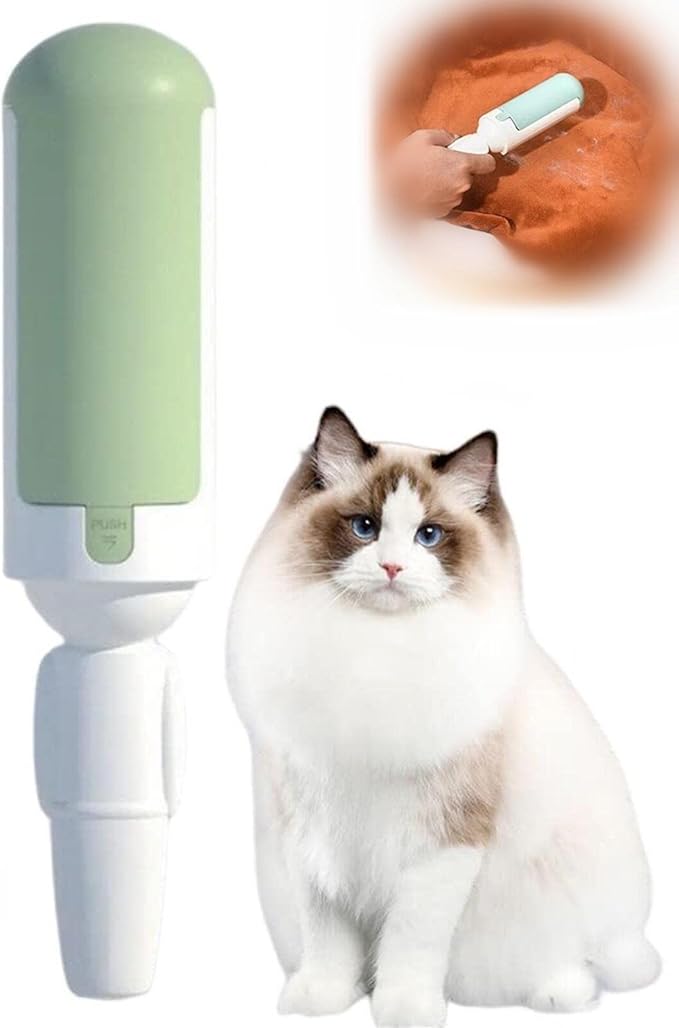 2023 New Pet Hair Remover Roller - Reusable and Washable for Dog/Cat Fur - Best for Couch and Furniture (A-White)
