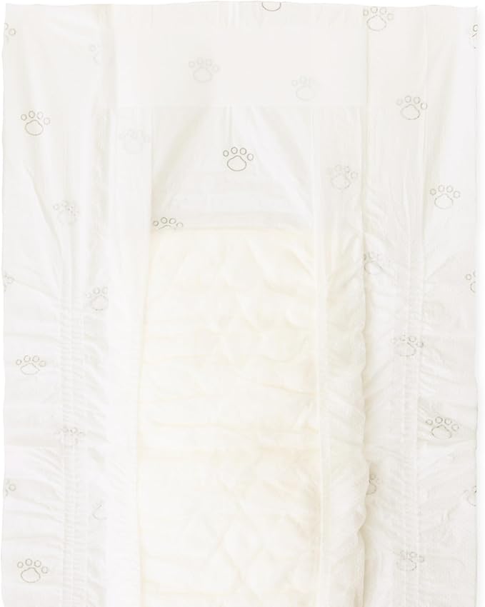 Amazon Basics Male Dog Diapers, 30 Count, X-Small, Ultra Absorbent Disposable Wrap with Secure Fit, Leakproof and Comfortable