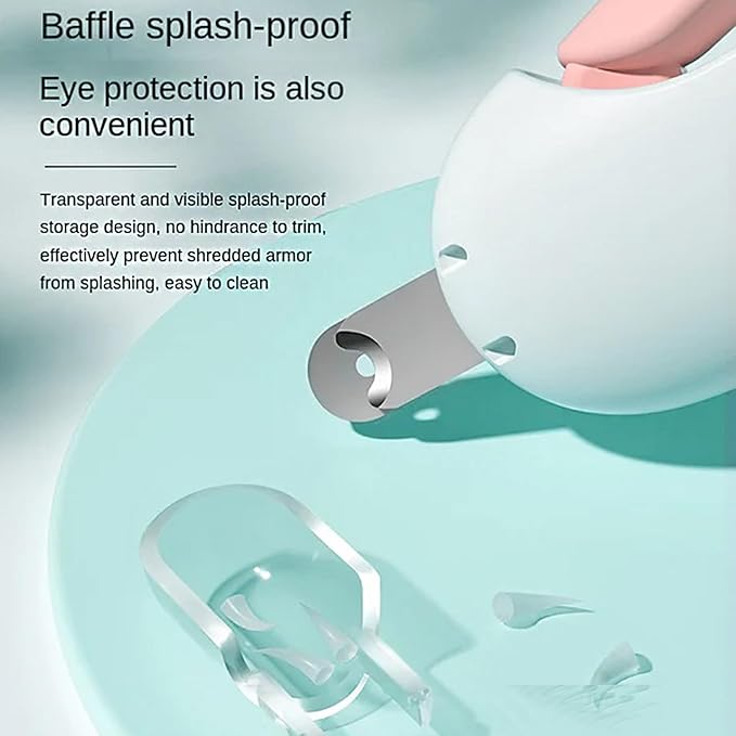 Celery Pets Nail Clippers, Adjustable Claw Clippers for Cats, Round-Hole Trimmer with Dust Storage, Safe Pet Claw Clipper Grooming Tool, Adjustable Nail Cutter for Small Large Cat/Dog (2*Blue)