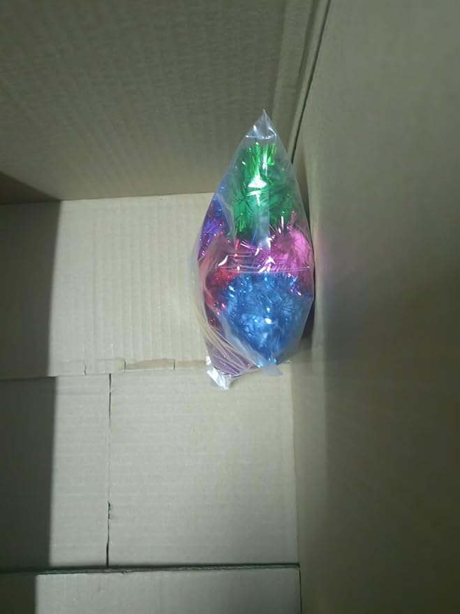 20 Pack 2 Inches Sparkle Balls for Cats, Large Size, Glitter Pom Poms Fuzzy Balls for Cats, Kitten Indoor Assorted Color Random