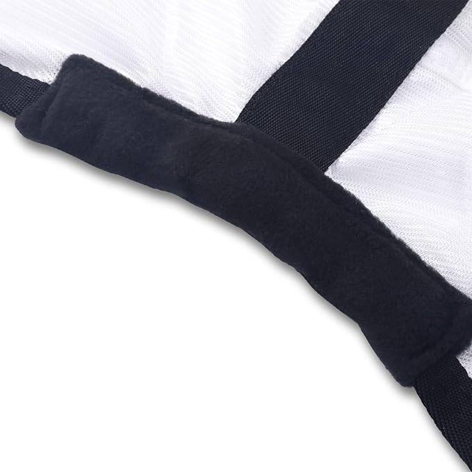 Comfy Mesh Horse Fly Sheet Equine Summer Sheets Stand Neck White 84