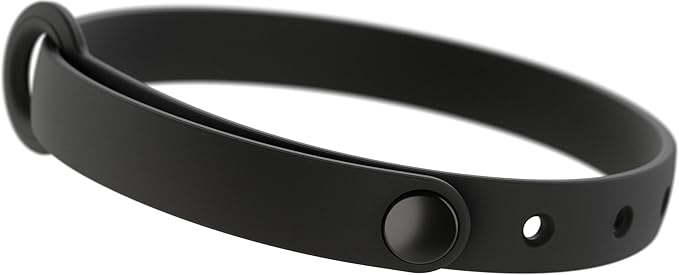 Black Cat Collar - Soft, Comfortable, and Lightweight Breakaway Collar with Name Tag Ring for Outdoor Cats and Sensitive Skin Pets by Nuvuq (6 ⅞" to 10 ¼", Black)