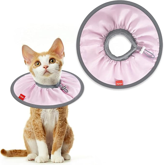 Agape Soft Cat Cone, Lightweight Recovery Collar for Cats to Stop Licking and Scratching After Surgery, Comfy Kitten Cone for Wound Care, Cute E Collar Alternative for Small, Medium, and Large Cats