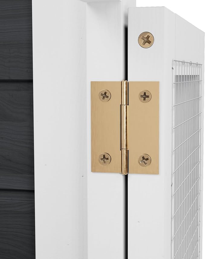 Bunny Cage Premium Rabbit Hutch with Leak-Proof Roof, 2-Story Bunny House for Guinea Pigs & Hamster,Wooden Chicken House with Deep Pull-Out Tray, Waterproof Chicken Coop for Outside (Grey)