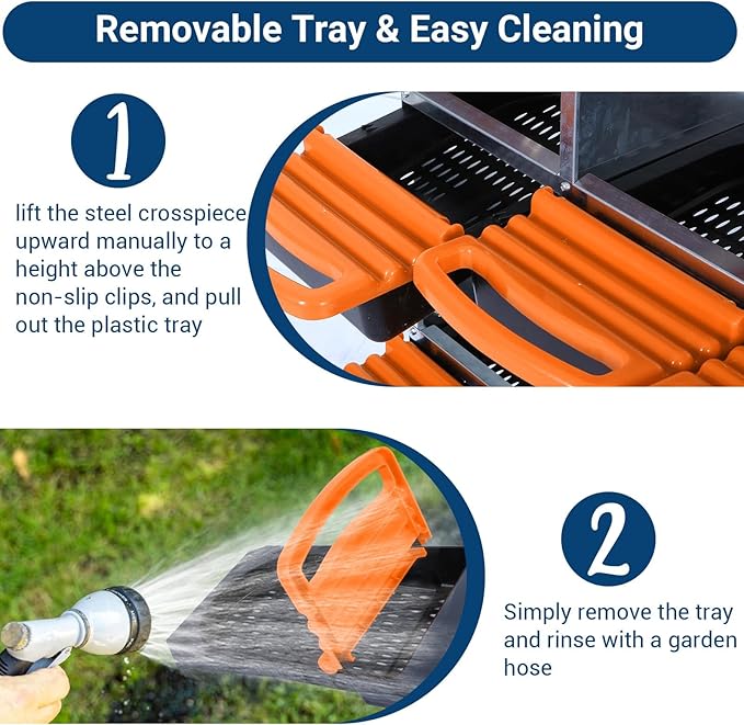 Chicken Nesting Box, 10 Hole 2 Layer Hen Nest Boxes with Legs, Roll Away Eggs Laying Boxes,Cleanable Pull Out Hen Roosting Boxes