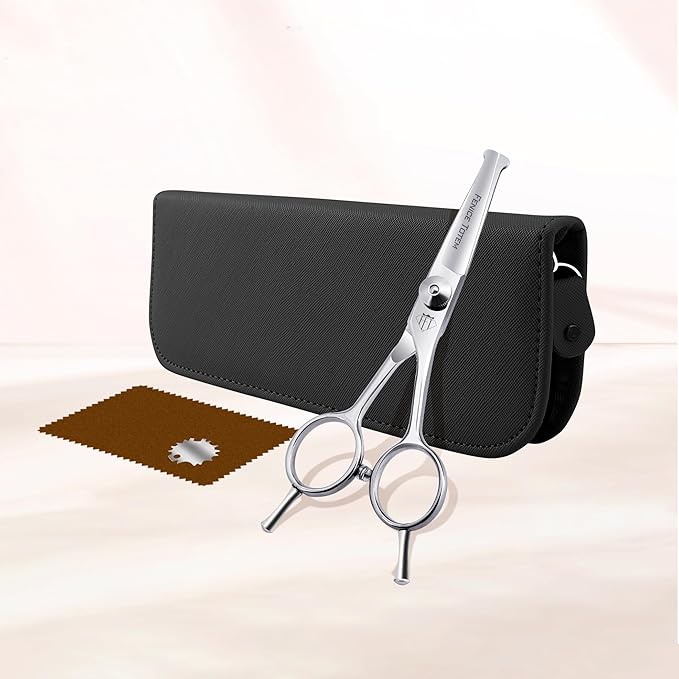 Dog Grooming Scissors: 4.75" Pet Straight Shears Made Of Advanced Stainless Steel Alloy for Trimming Dogs Cats and Other Pets Face and Paws