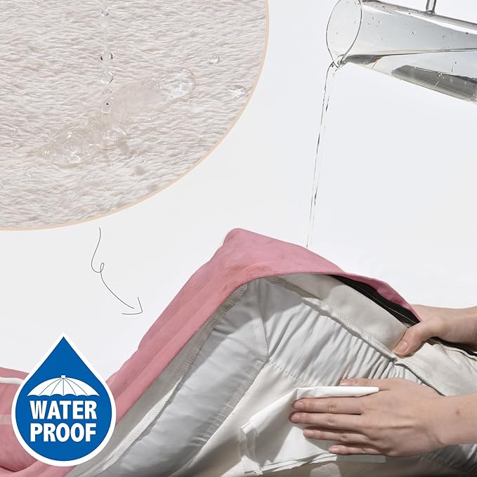 Comfort Expression Small Dog Beds Waterproof Cat Beds Orthopedic Foam Sofa Beds for Small Dogs Comfy Pet Bed with Washable Removable Cover & Non-Slip Bottom(XX-Small,Pink)