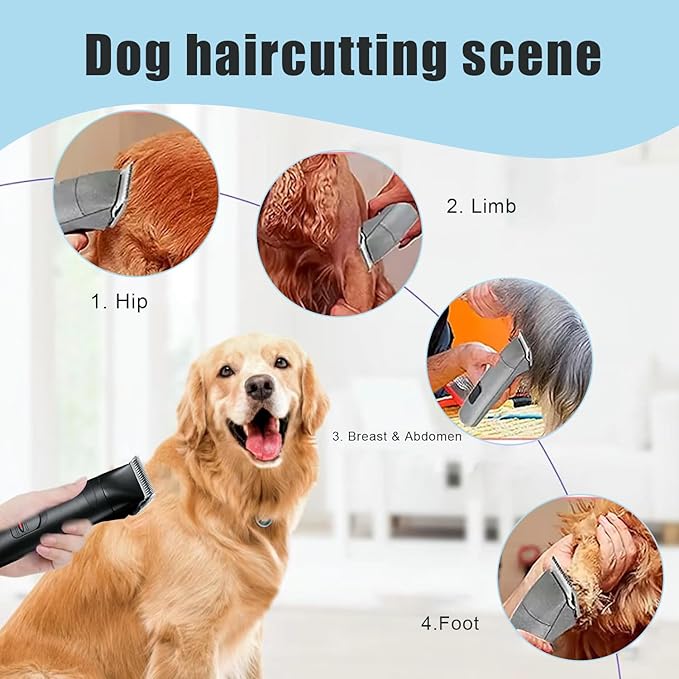 2PCS 10 Blades Dog Grooming Blades Compatible with Andis,Oster A5,Wahl km10 Dog Clippers,Size-#10, 1/16-Inch Cut Length (2pcs #10 (1.5mm))
