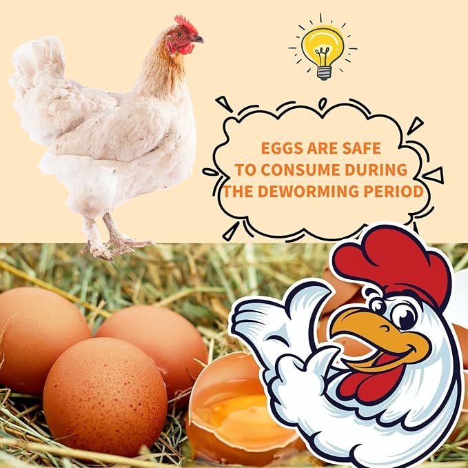 Chicken Dewormer, Hookworms, Lung Worms, Pin Worms, Round Worms