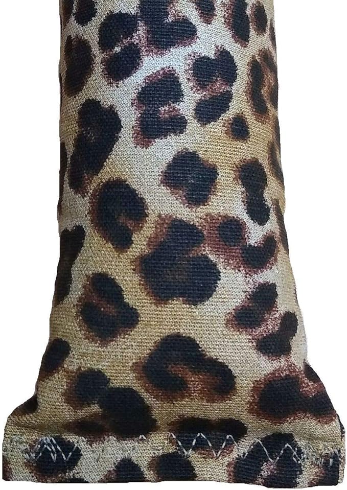 15" Catnip Cat Kicker Toys/Kitty Kick Sticks/Cat-Nip Kick Sticks (Leopard Print) (Kickers Filled with 1 oz Premium Canadian Catnip)