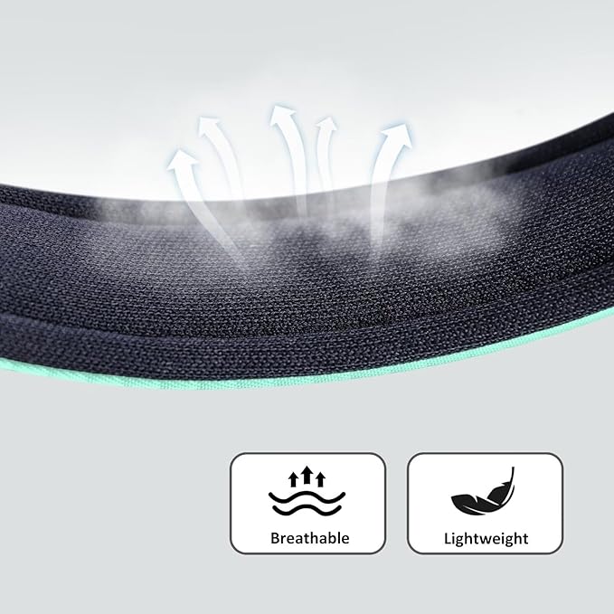 Didog Soft Padded Dog Collars for Small Dogs, Lightweight and Breathable Dog Collar with Metal Buckle for Puppy, Green, S